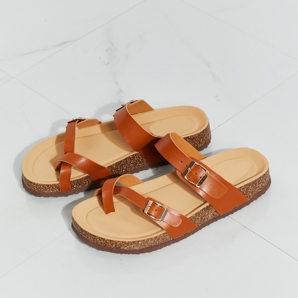 Double Strap Open Toe Sandals - Picture 3 of 5